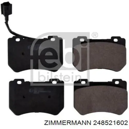 248521602 Zimmermann Передні гальмівні колодки