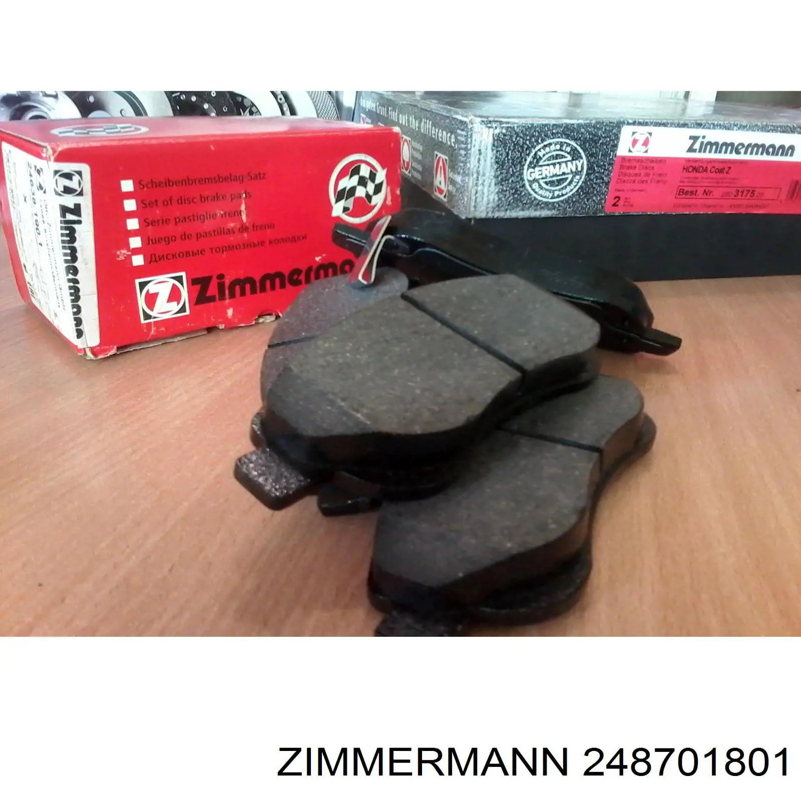 Тормозні колодки Zimmermann 248701801