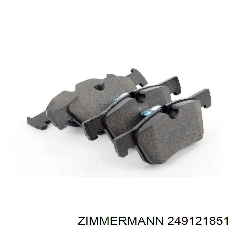 Гальмівні колодки Zimmermann 249121851 ціна, від 60.26 USD