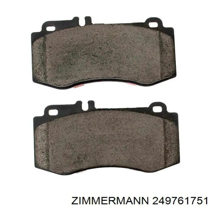Передні тормозні колодки 249761751 Zimmermann
