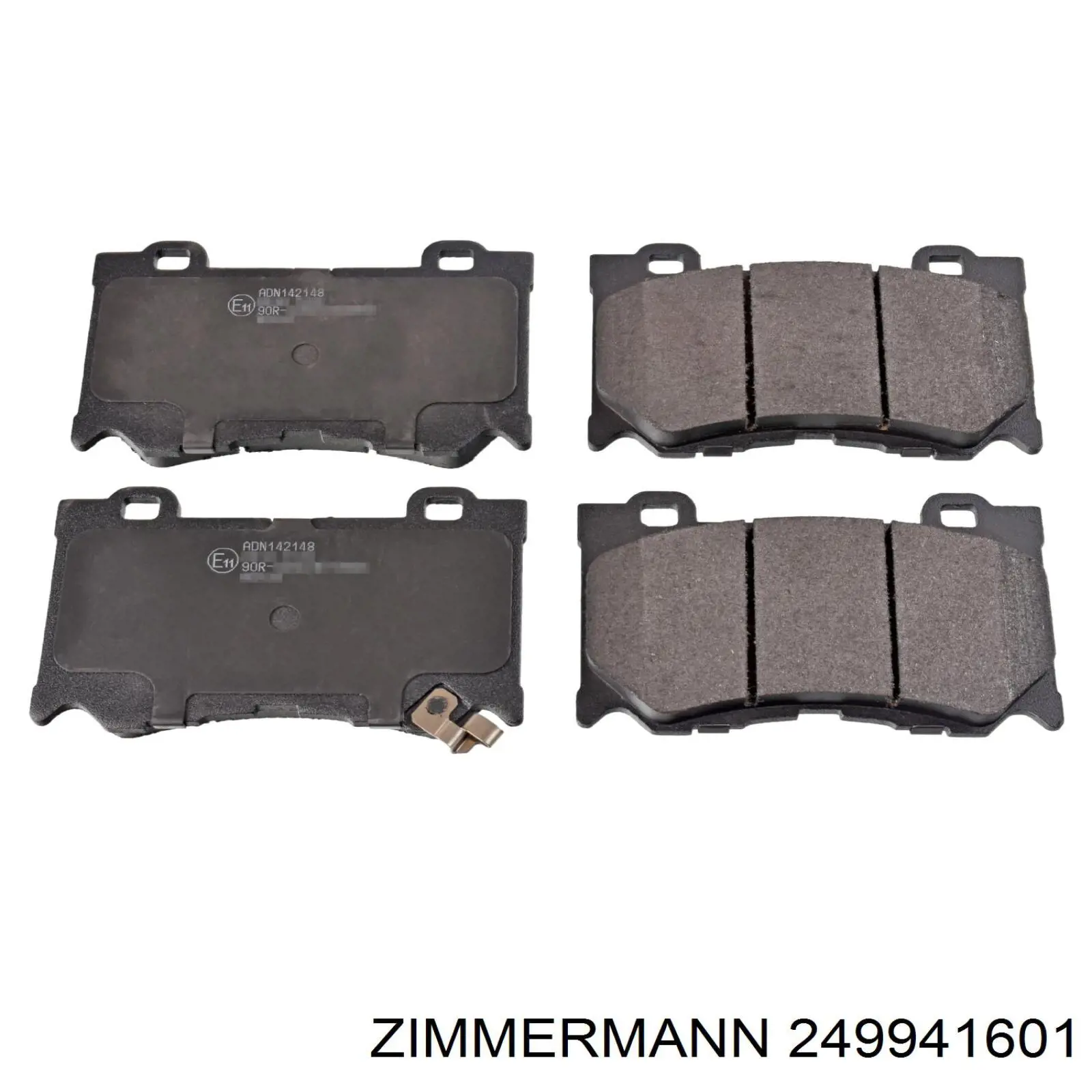 249941601 Zimmermann Передні гальмівні колодки