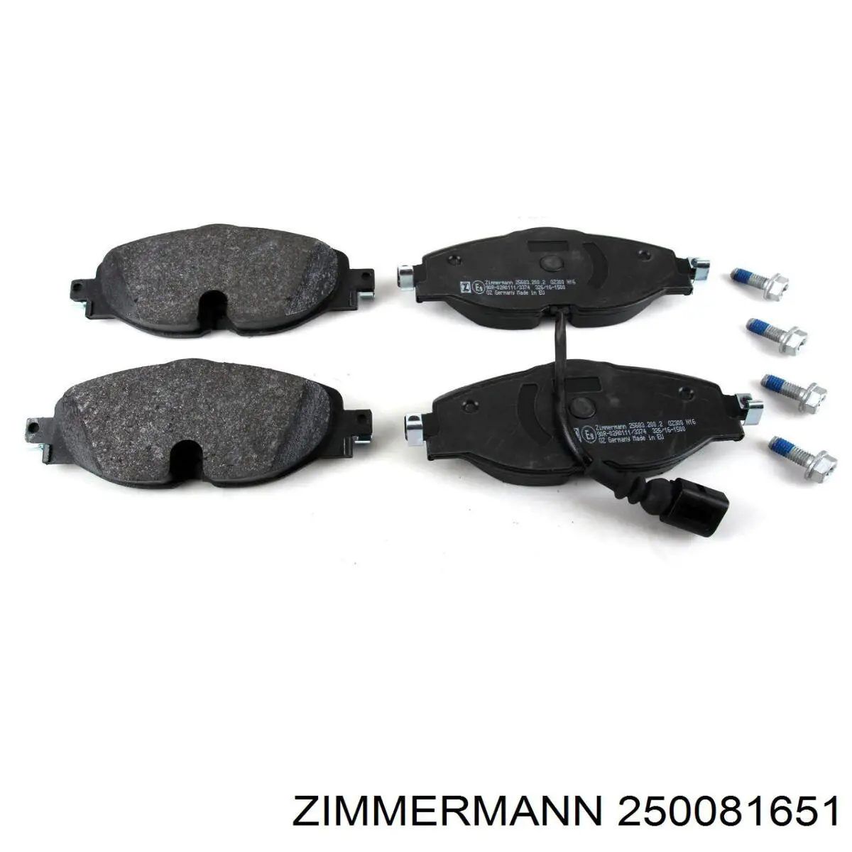 Задні дискові колодки Zimmermann 250081651