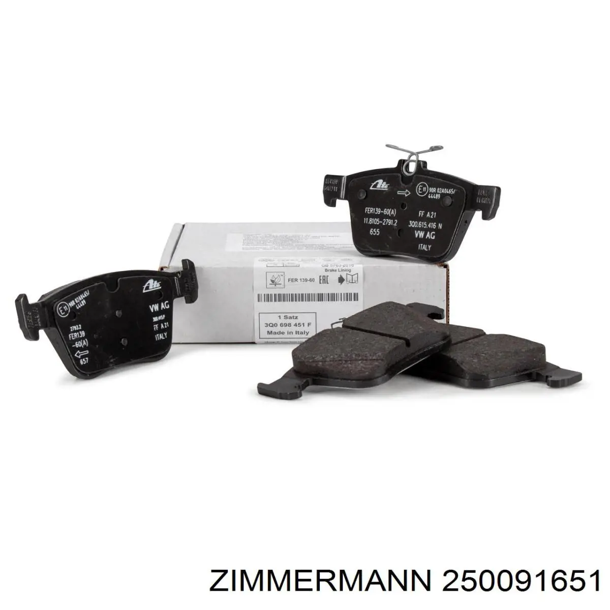 Купити 250091651 Zimmermann Задні колодки