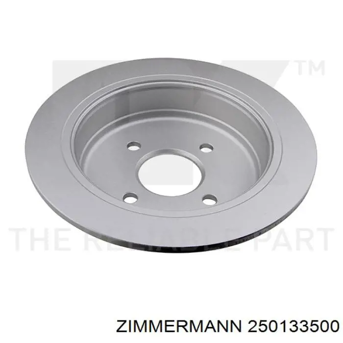 250133500 Zimmermann диск гальмівний задній