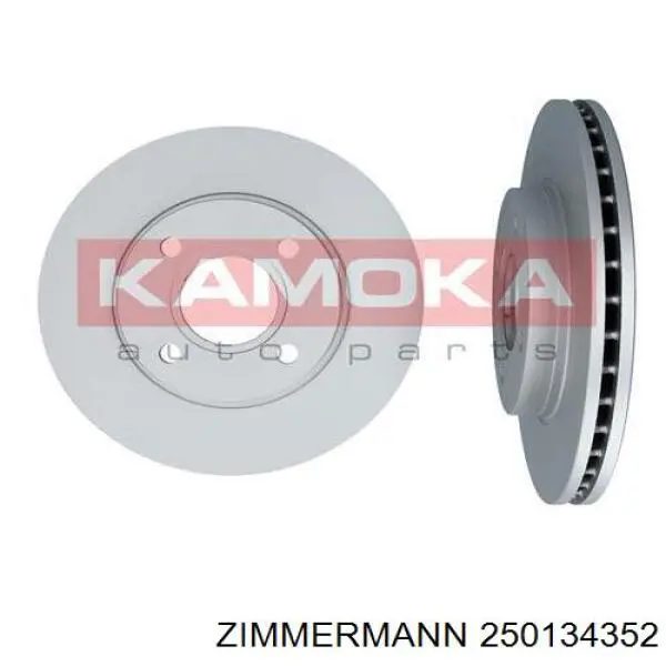 250134352 Zimmermann Гальмо дискове переднє