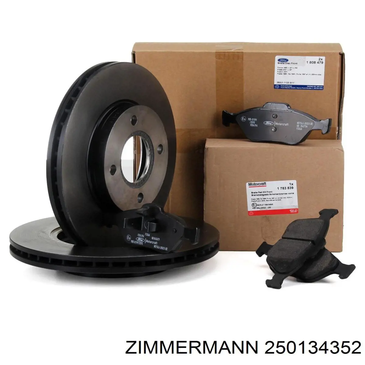 Купити 250134352 Zimmermann Ротор гальмівний