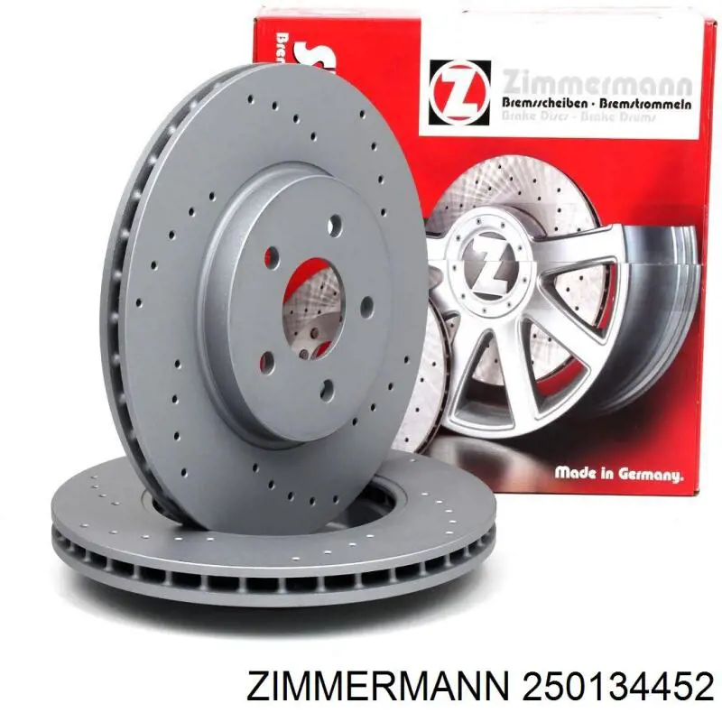 250134452 Zimmermann Гальмо дискове переднє