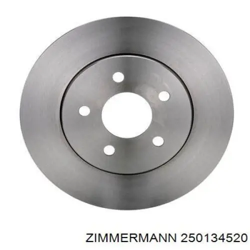 Задні дискові гальма Zimmermann 250134520 ціна, від 27.86 USD