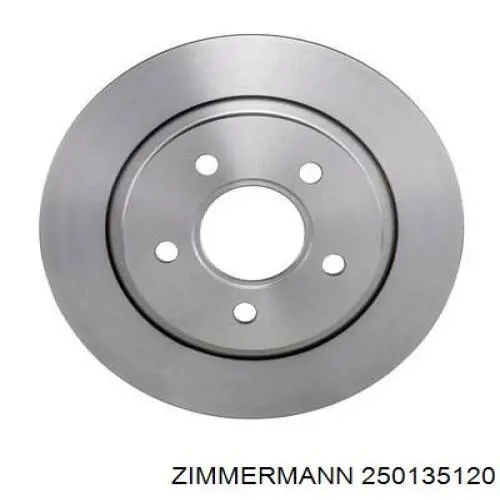 Задні дискові гальма Zimmermann 250135120 ціна, від 28.80 USD