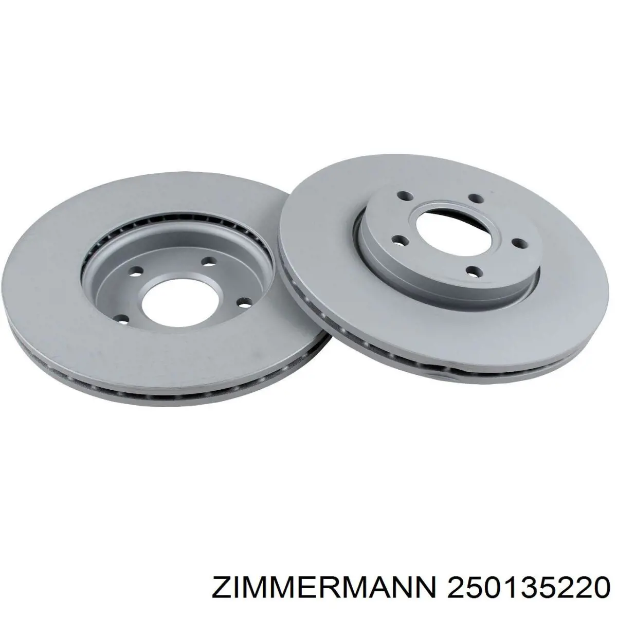 250135220 Zimmermann диск гальмівний передній