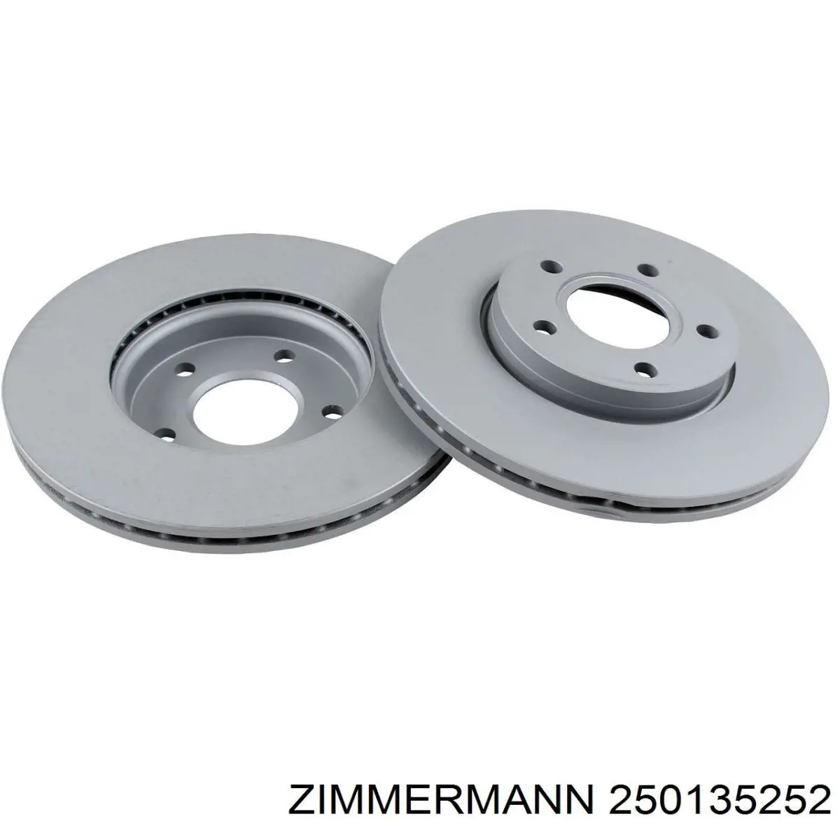 Диск гальмівний передній Zimmermann 250135252