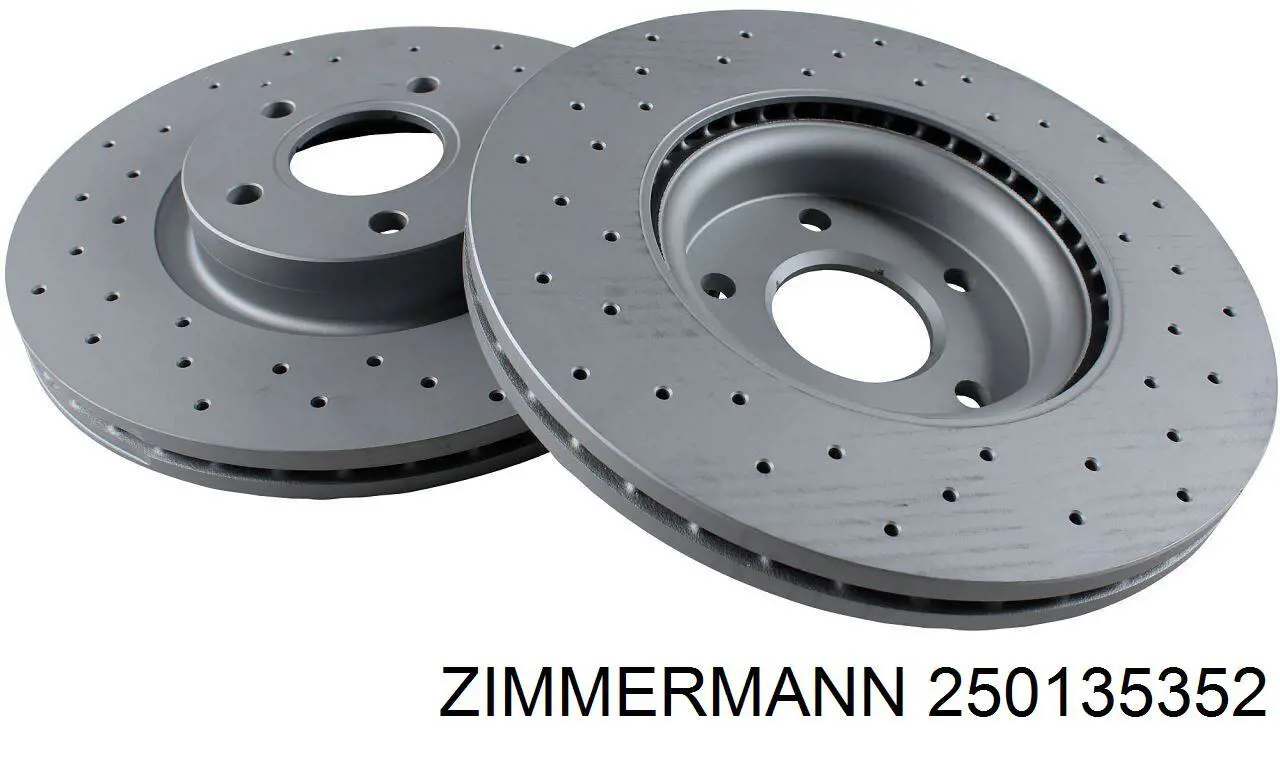 250135352 Zimmermann Гальмо дискове переднє