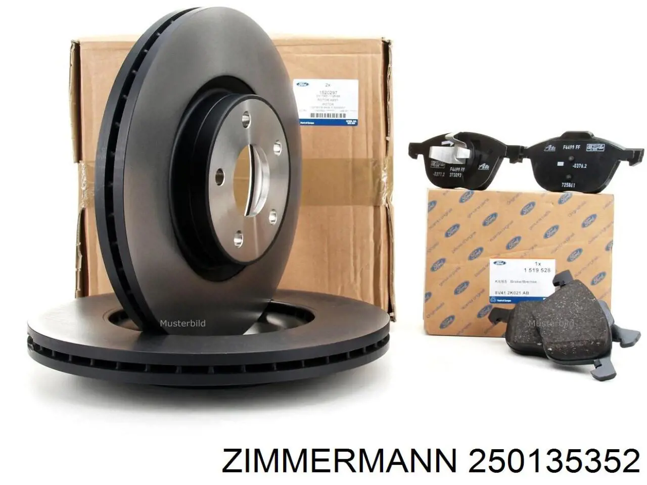 Купити 250135352 Zimmermann Ротор гальмівний