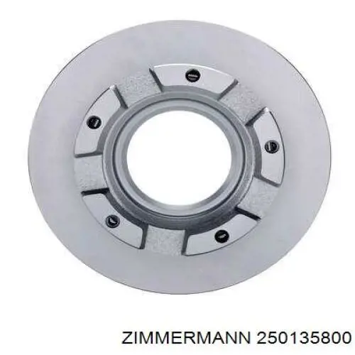 250135800 Zimmermann диск гальмівний задній