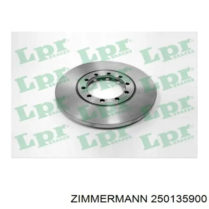 Купити 250135900 Zimmermann Диск заднього гальма