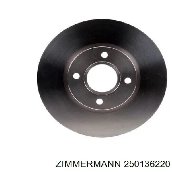 Гальмівні диски передні 250136220 Zimmermann