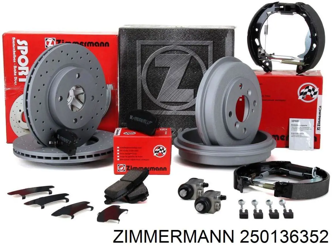 Купити 250136352 Zimmermann Ротор гальмівний