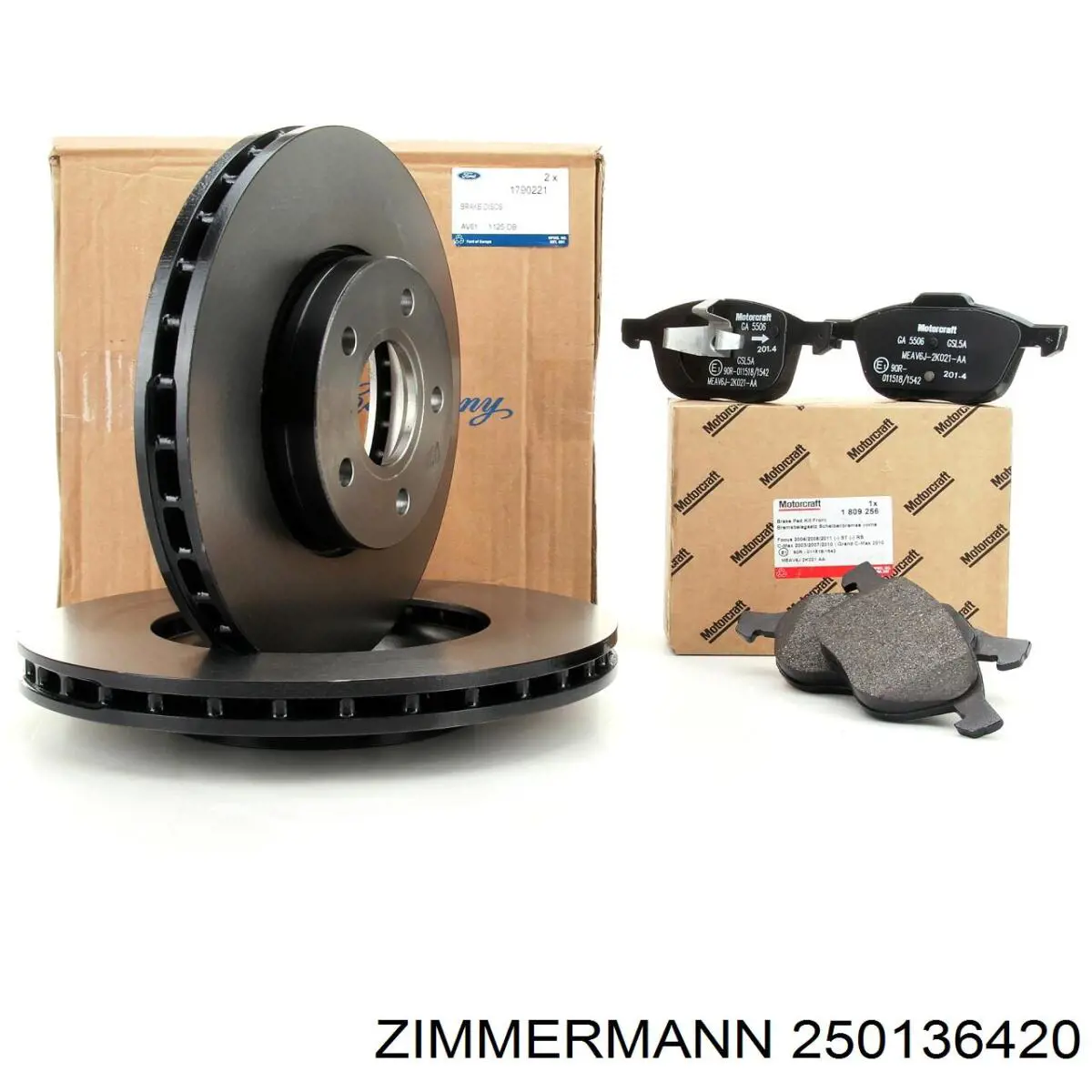 Задні дискові гальма Zimmermann 250136420 ціна, від 36.71 USD