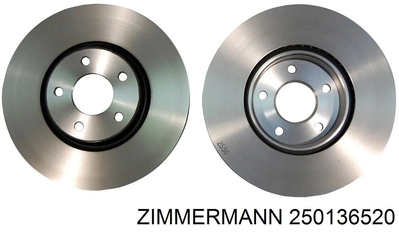 250136520 Zimmermann Гальмо дискове переднє