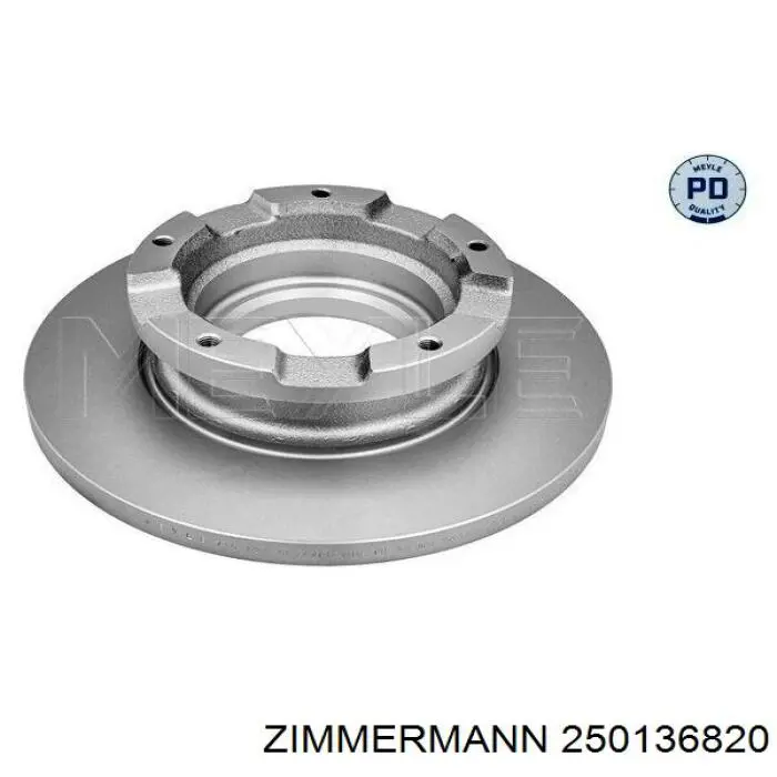 Задні дискові гальма Zimmermann 250136820 ціна, від 65.38 USD