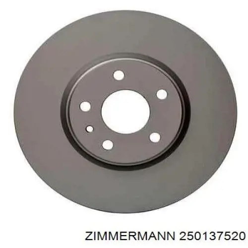 Гальмівні диски передні 250137520 Zimmermann