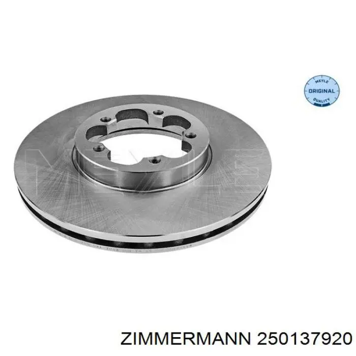 Диск переднього гальма Zimmermann 250137920 ціна, від 67.98 USD