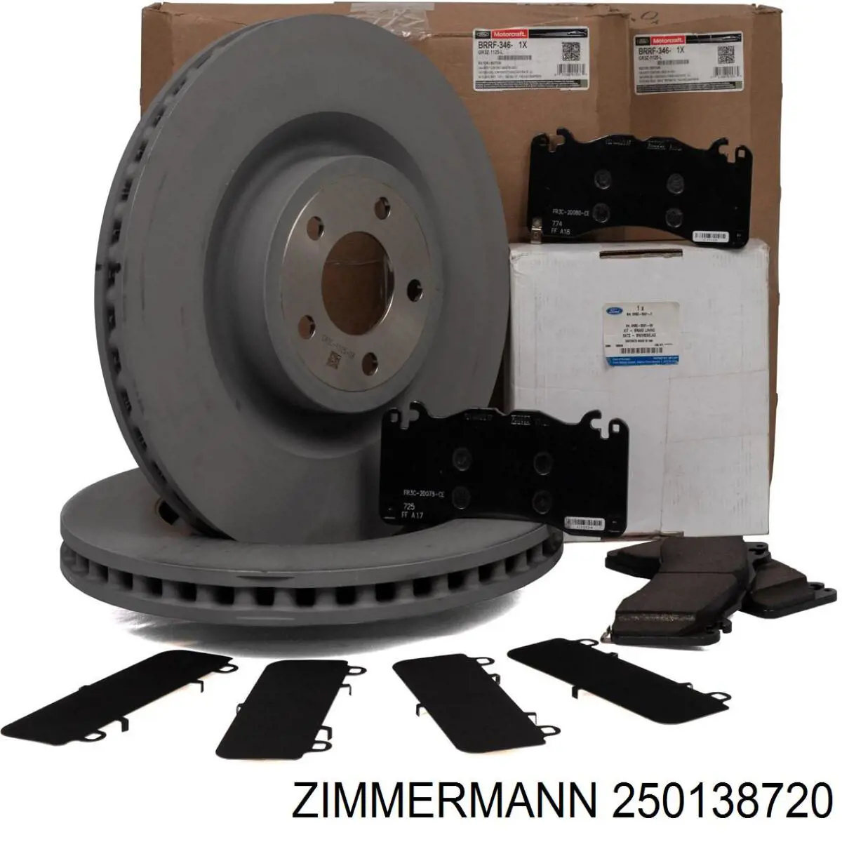 250138720 Zimmermann Гальмо дискове переднє