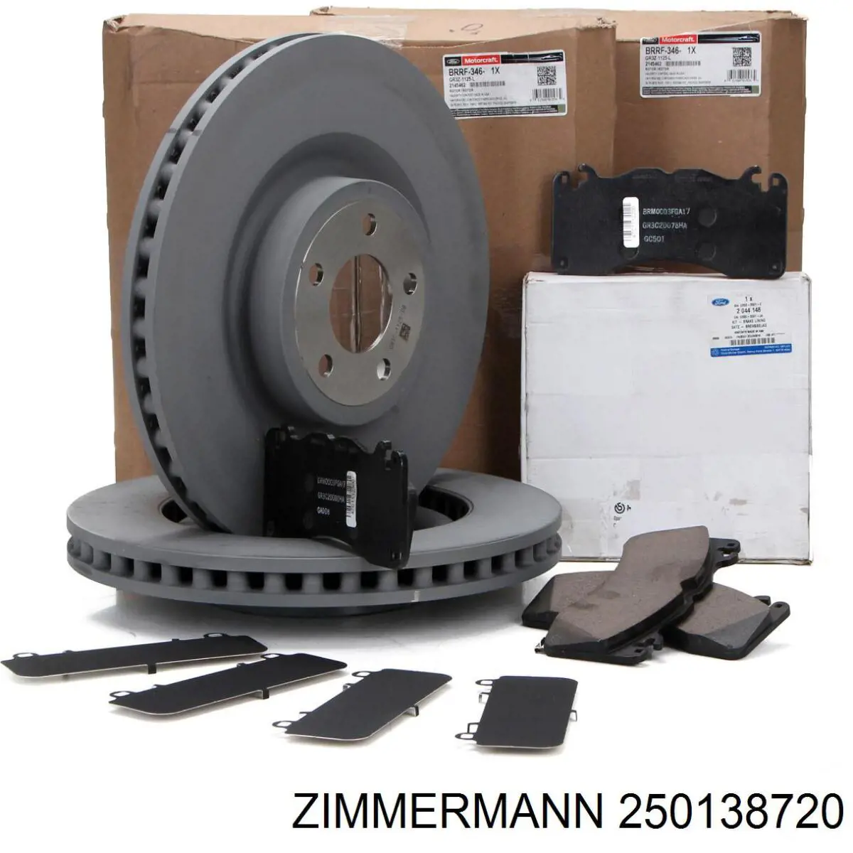 Диск переднього гальма Zimmermann 250138720 ціна, від 137.32 USD