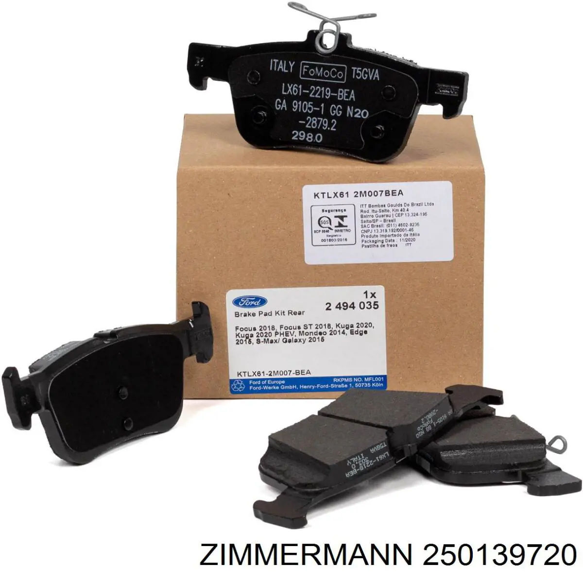 Задні дискові гальма Zimmermann 250139720 ціна, від 49.27 USD