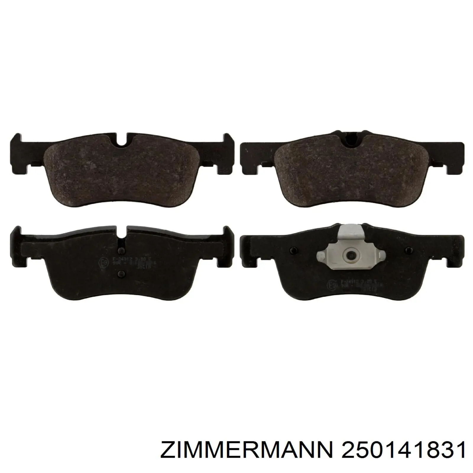 Передні тормозні колодки 250141831 Zimmermann