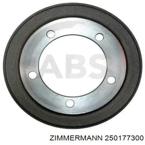 Барабан гальмівний задній Zimmermann 250177300 ціна, від 55.85 USD