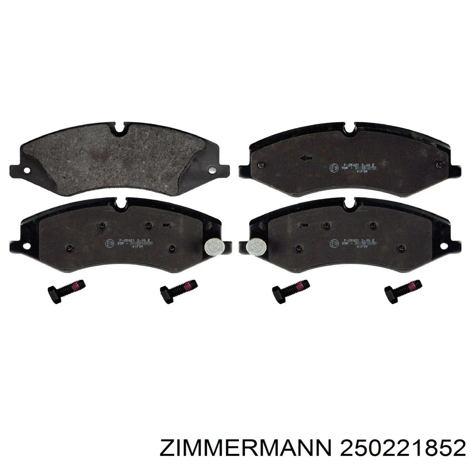 Купити 250221852 Zimmermann Колодки гальмівні передні, дискові