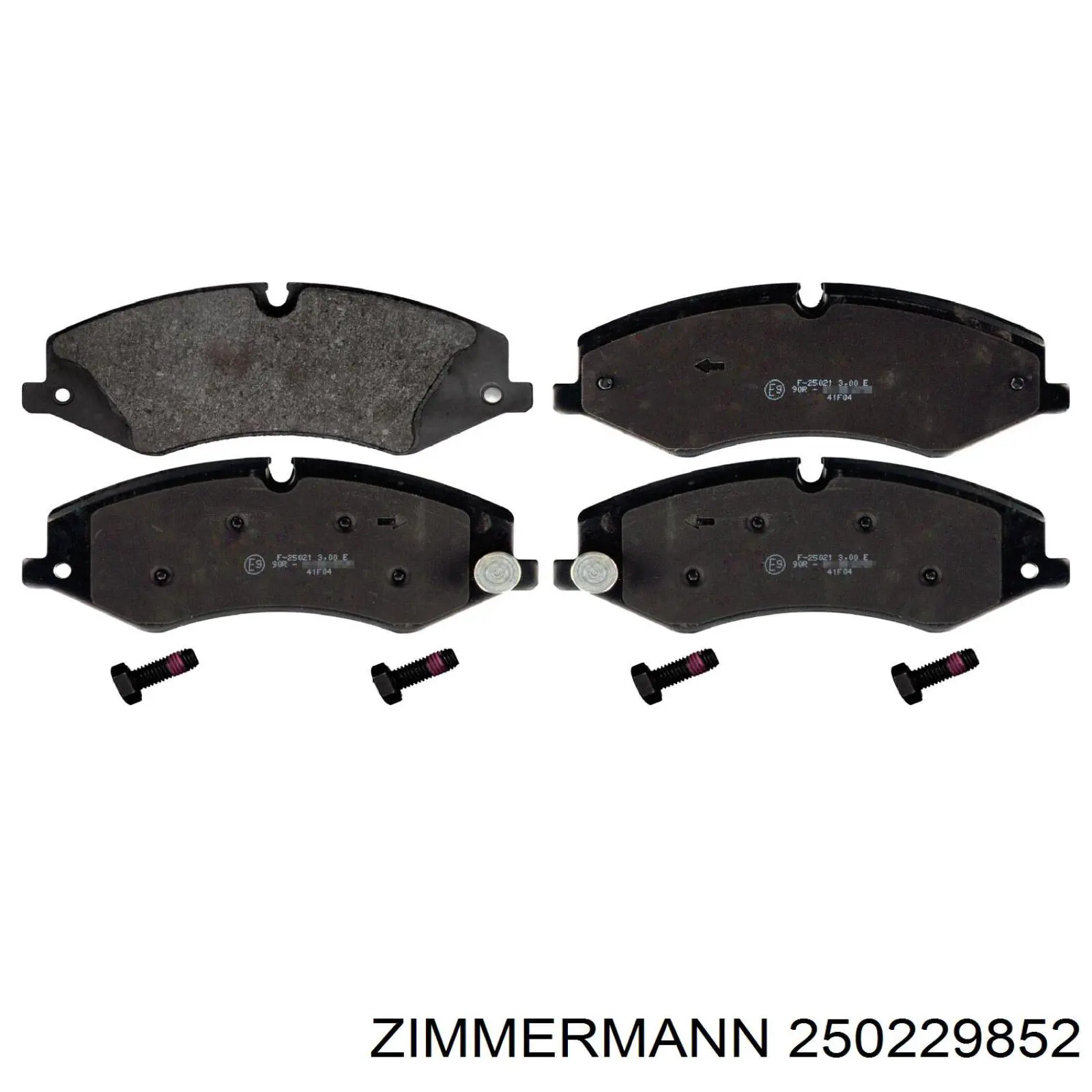 Купити 250229852 Zimmermann Колодки гальмівні передні, дискові