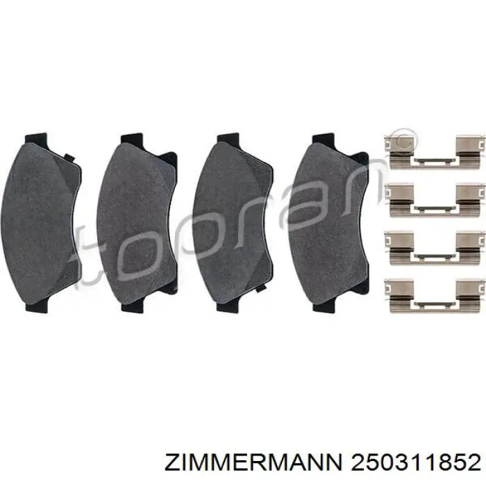 Тормозні колодки Zimmermann 250311852