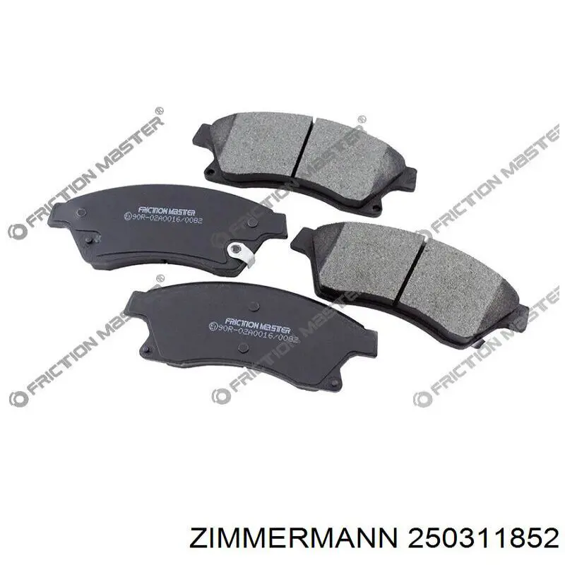 Гальмівні колодки Zimmermann 250311852 ціна, від 17.72 USD