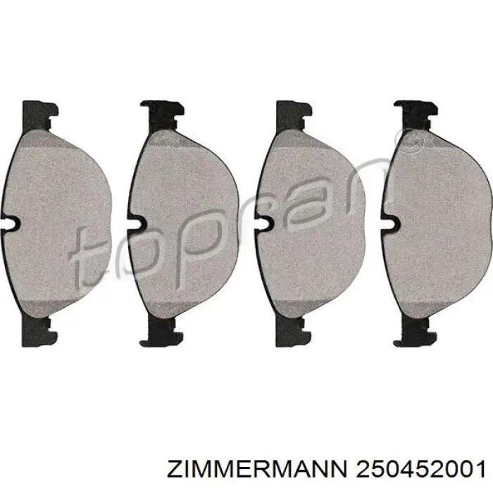 Тормозні колодки Zimmermann 250452001