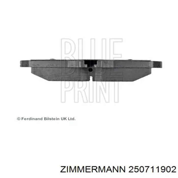 Задні гальмівні колодки Zimmermann 250711902 ціна, від 68.12 USD