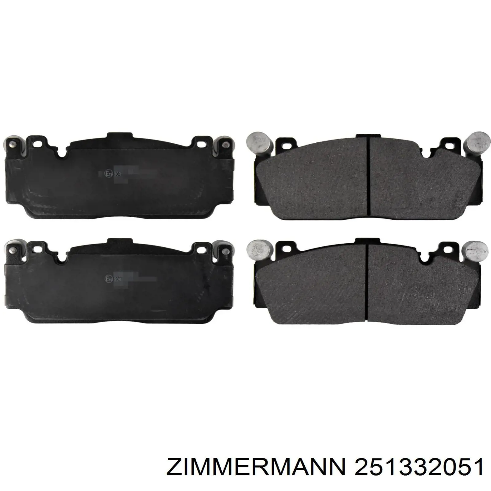 Гальмівні колодки Zimmermann 251332051 ціна, від 182.49 USD