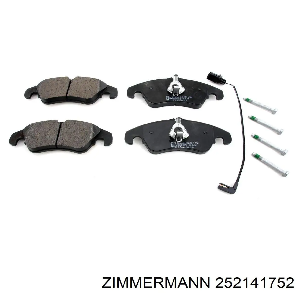 Купити 252141752 Zimmermann Задні колодки