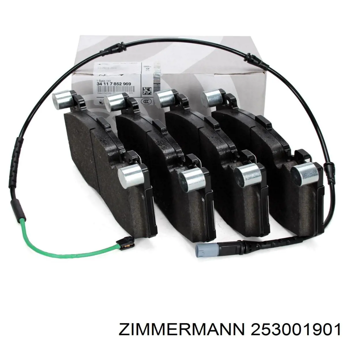 Гальмівні колодки Zimmermann 253001901 ціна, від 132.04 USD