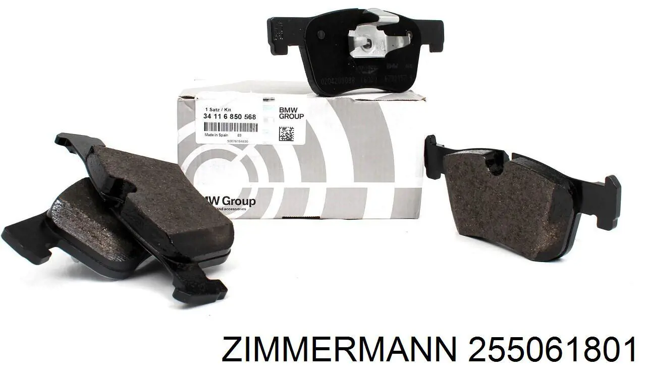 Гальмівні колодки Zimmermann 255061801 ціна, від 56.53 USD