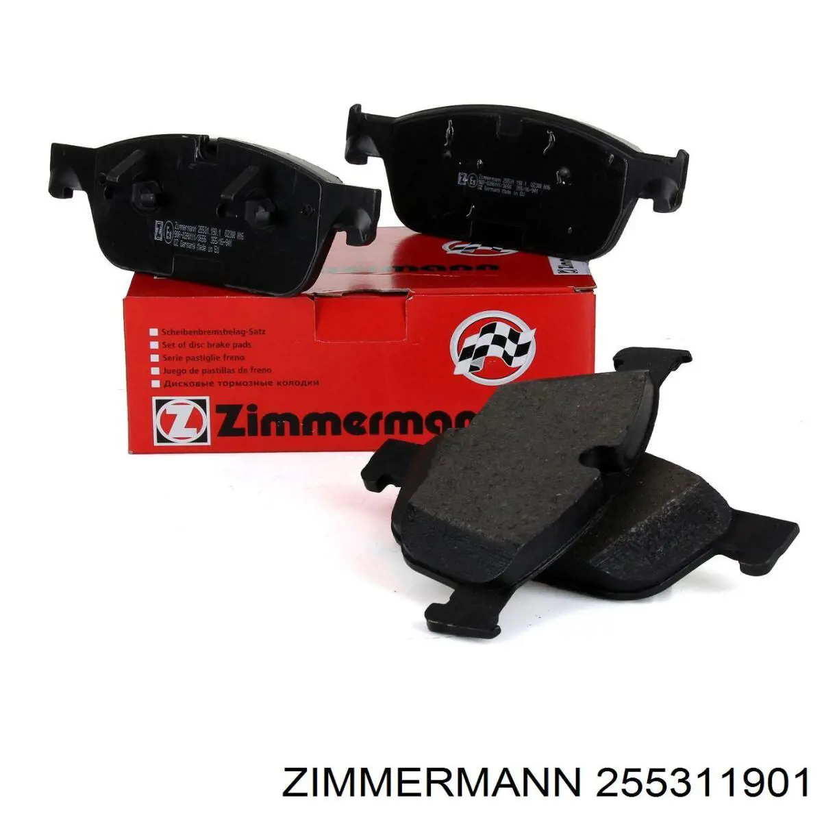 Гальмівні колодки Zimmermann 255311901 ціна, від 86.50 USD
