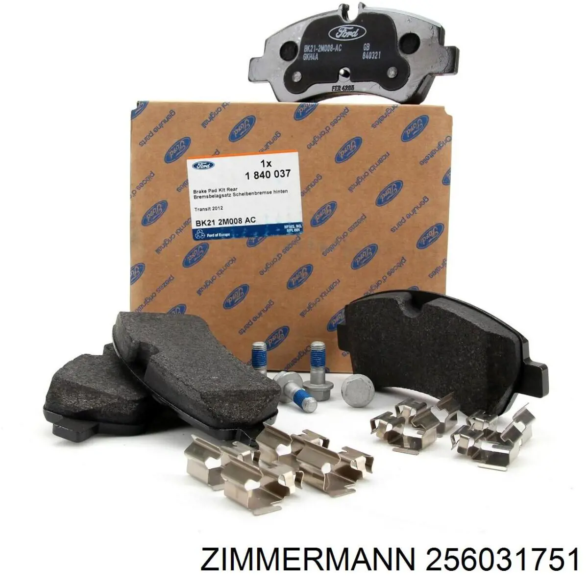 Задні гальмівні колодки Zimmermann 256031751 ціна, від 23.43 USD