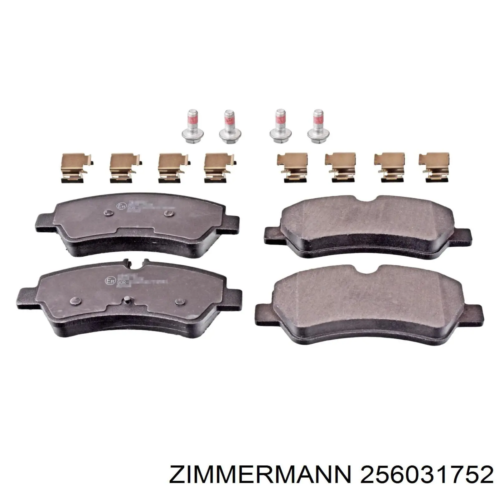 Задні гальмівні колодки Zimmermann 256031752 ціна, від 23.43 USD