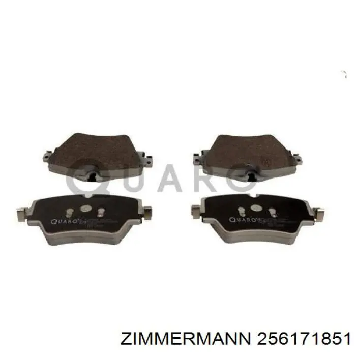 256171851 Zimmermann колодки гальмівні передні, дискові