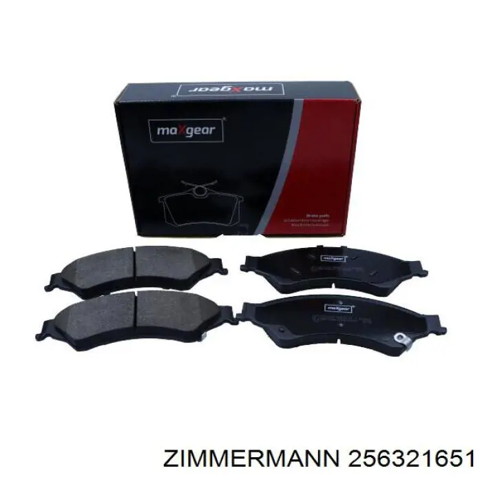 Купити 256321651 Zimmermann Колодки гальмівні передні, дискові