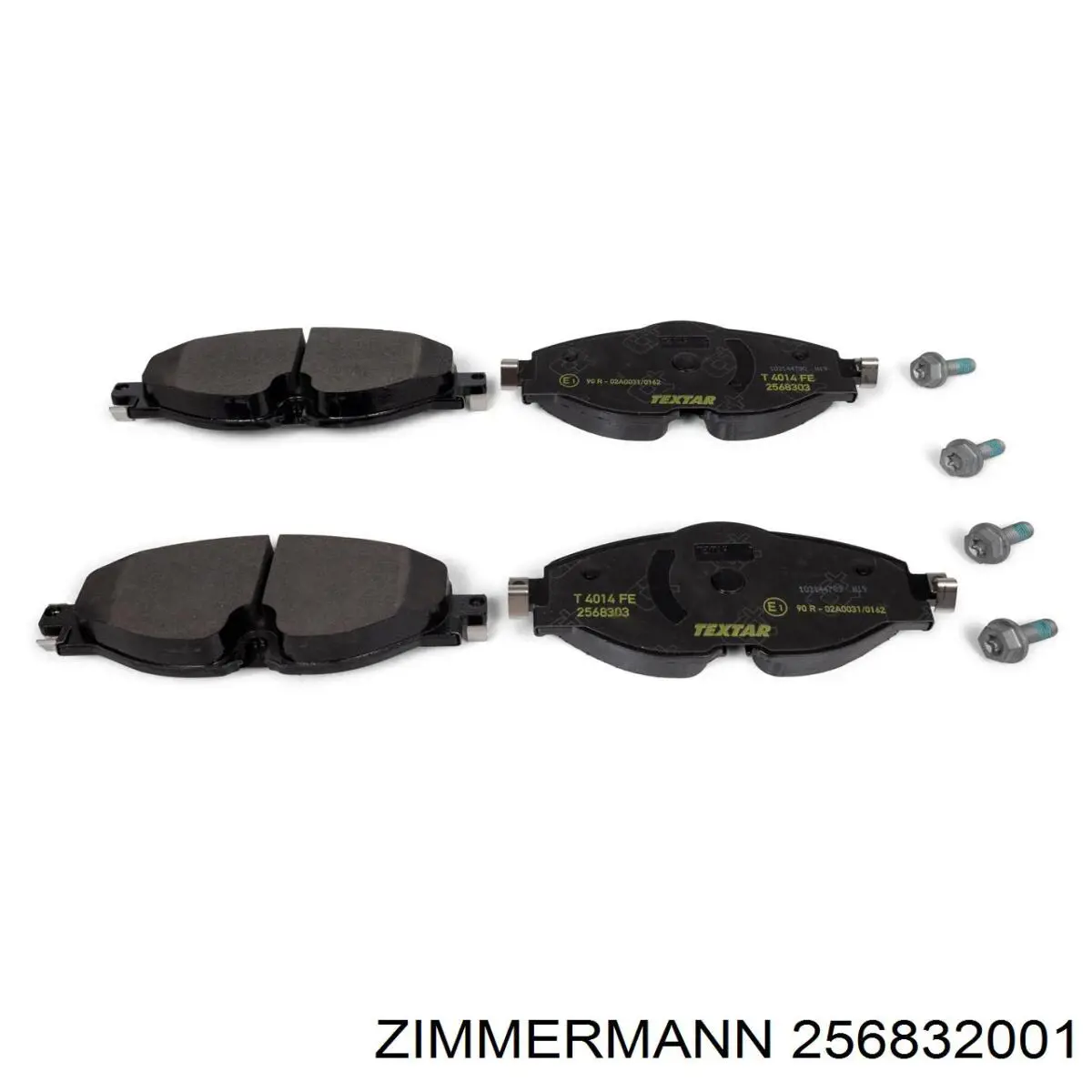 Гальмівні колодки Zimmermann 256832001 ціна, від 61.69 USD