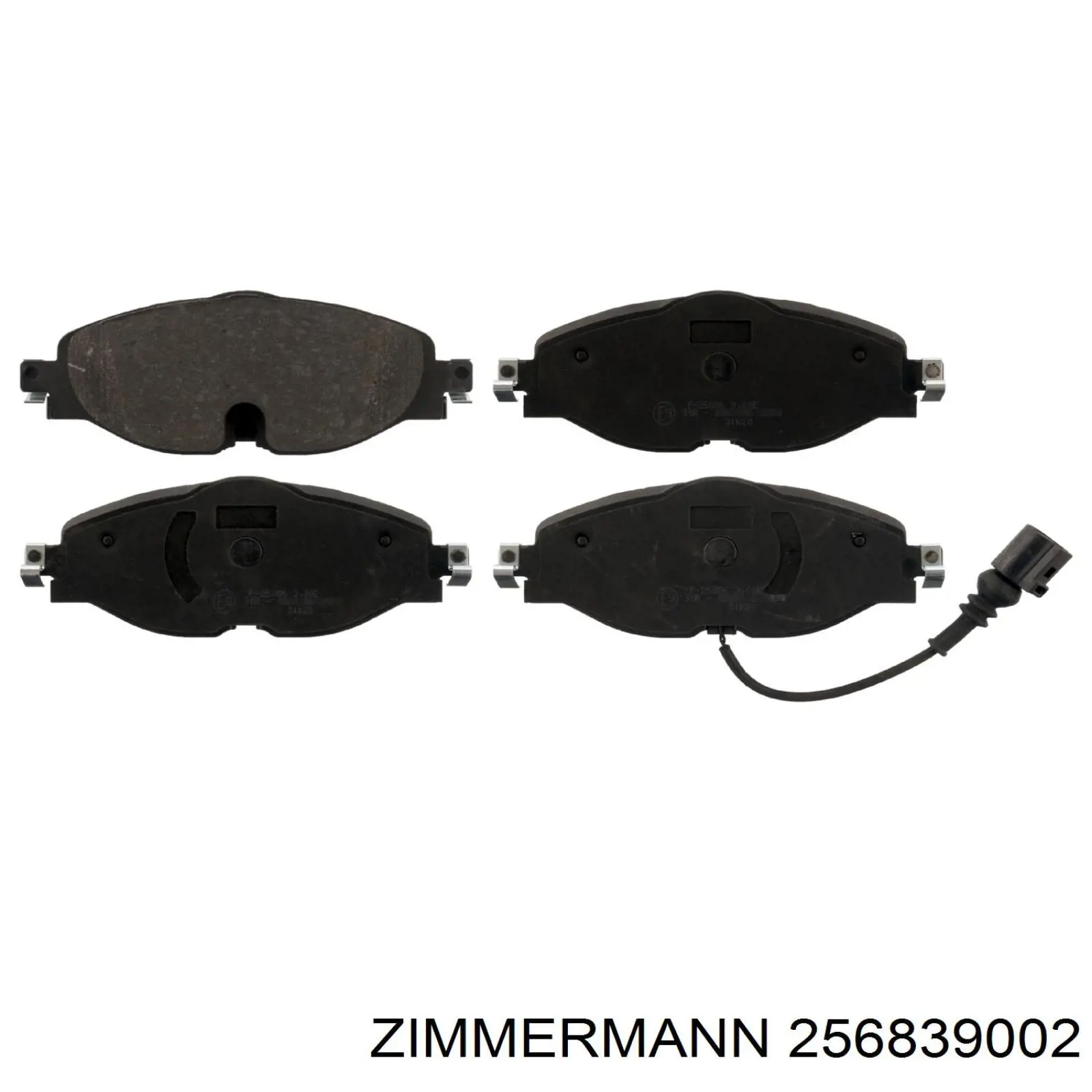 256839002 Zimmermann Передні гальмівні колодки