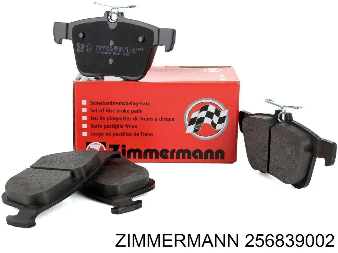 Гальмівні колодки Zimmermann 256839002 ціна, від 52.77 USD