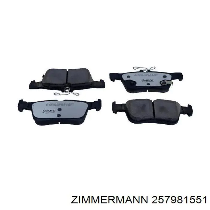Купити 257981551 Zimmermann Задні колодки